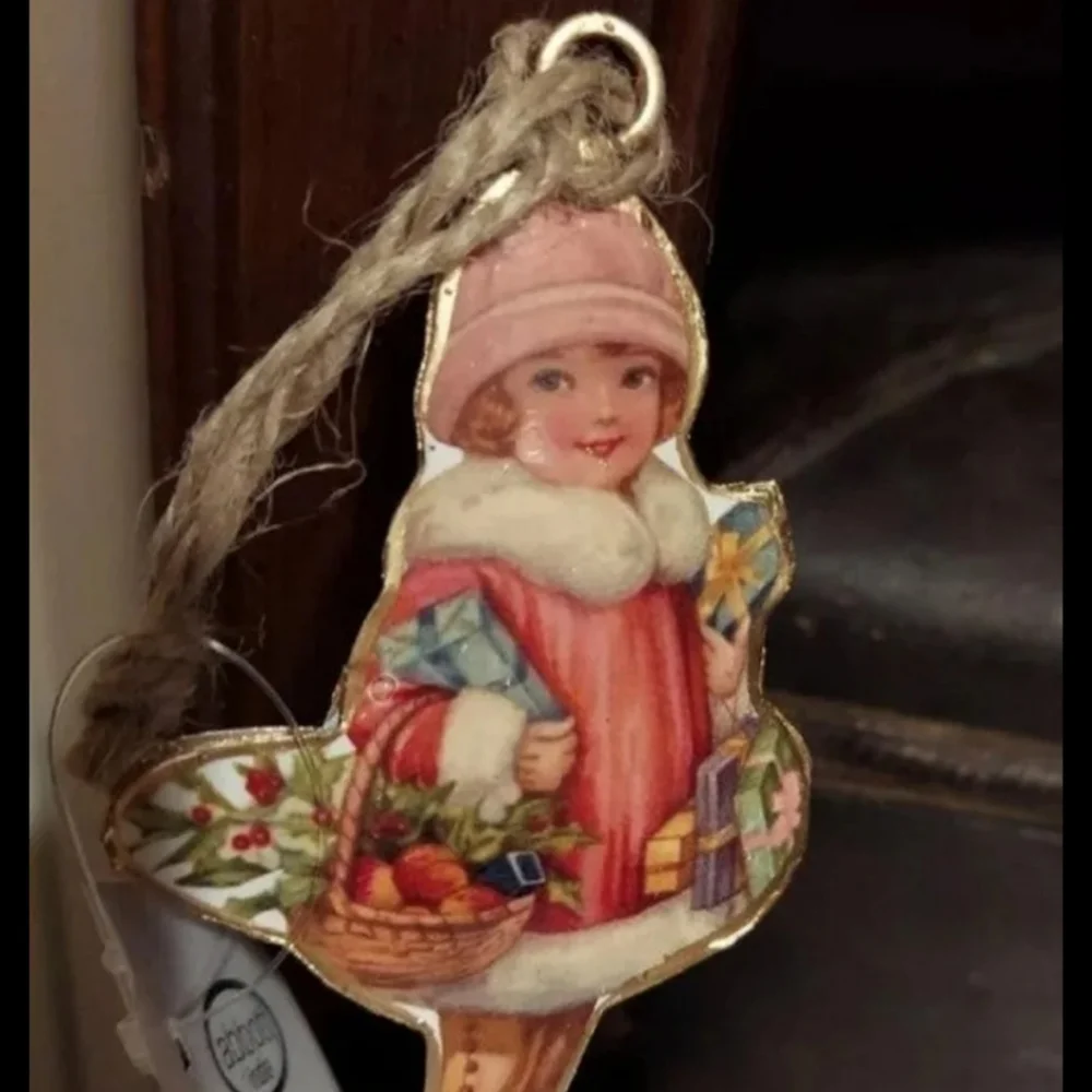 Abbott Collection 37-IMPRINT-035 Girl with Boots Ornament BNWT RETIRED 2022